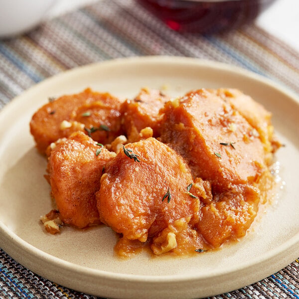 Bruce's Cut Sweet Potatoes in Light Syrup #10 Can - 6/Case