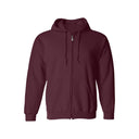 Sudadera clásica con capucha y cremallera completa Gildan | Sudadera de forro polar