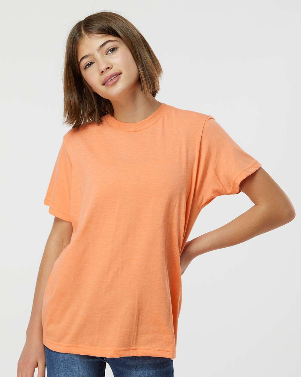 Tultex® Youth Crewneck Short Sleeve Fine Jersey Tee