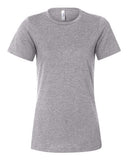 BELLA + CANVAS® Women’s Relaxed Fit Short Sleeve Heather CVC Tee