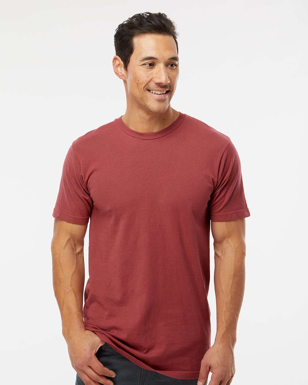 Vintage Garment-Dyed Crewneck Short Sleeve T-Shirt