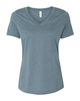 BELLA + CANVAS® Women's Relaxed Heather CVC V Neck Short Sleeve T-Shirt - 6405CVC