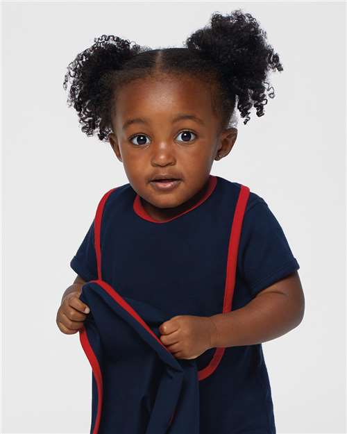 RADYAN® Infant Contrast Trim Premium Jersey Bib