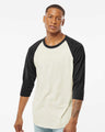 TULTEX® Fine Jersey Raglan Crewneck Three-Quarter Sleeve Tee