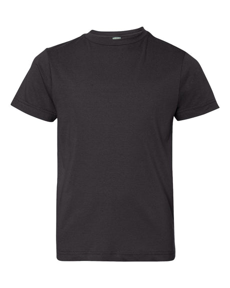 Youth Fine Jersey Crewneck Short Sleeve Tee