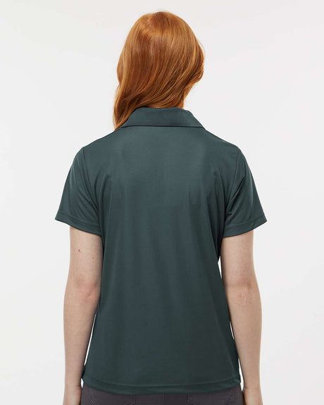Front view of Paragon Womens Sebring Performance Short Sleeve Polo Shirt for outdoor and active wear