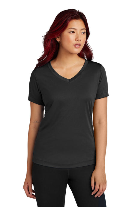 Sport-Tek® Ladies Posi Charge V-Neck Short SleeveTee
