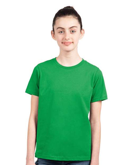 Next Level® Youth Cotton Crewneck Short Sleeve T-Shirt
