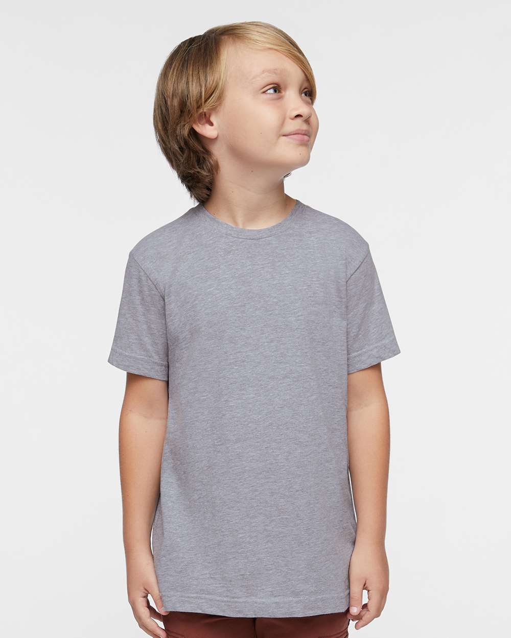 Youth Fine Jersey Crewneck Short Sleeve Tee