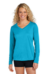 Sport-Tek® Women's Long Sleeve PosiCharge Competitor V-Neck Tee