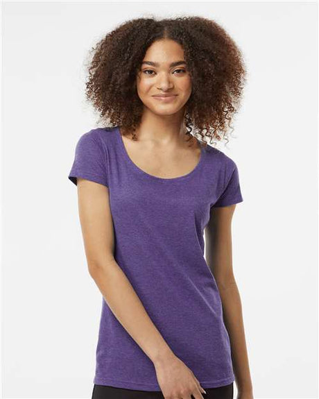 Tultex® Women's Poly Rich Scoop Neck Short Sleeve Tee