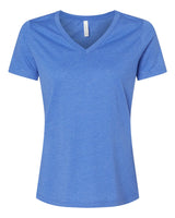 BELLA + CANVAS® Women's Relaxed Heather CVC V Neck Short Sleeve T-Shirt - 6405CVC