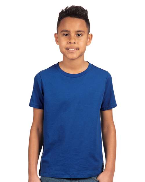 Next Level® Youth Cotton Crewneck Short Sleeve T-Shirt