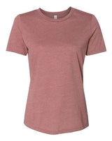 BELLA + CANVAS® Women’s Relaxed Fit Short Sleeve Heather CVC Tee