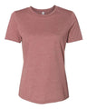 BELLA + CANVAS® Women’s Relaxed Fit Short Sleeve Heather CVC Tee