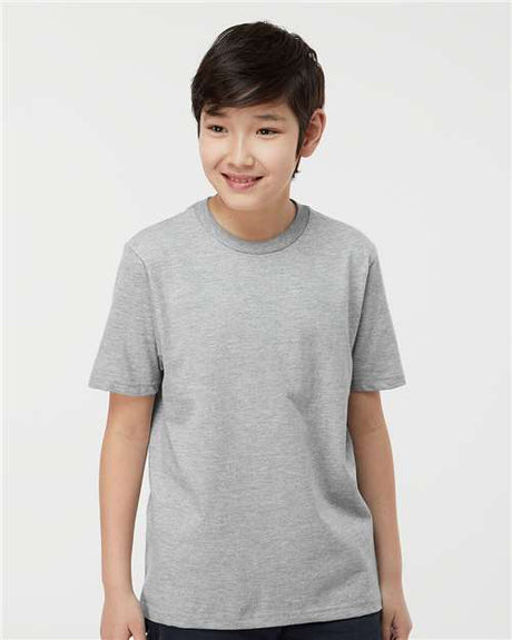 Tultex® Youth Heavyweight Crewneck Jersey Short Sleeve T-Shirt