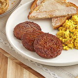 Jack & Annie's Vegan Plant-Based Sausage Patties 2.5 lb. - 4/Case