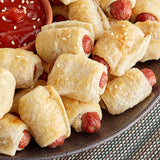 Cuisine Innovations Cocktail Franks in a Blanket 0.5 oz. - 100/Case