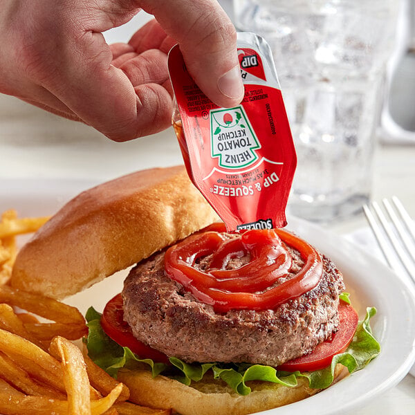 Heinz 0.95 oz. Dip & Squeeze Ketchup Packet