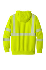 Carhartt® ANSI 107 Class 3 Hooded Sweatshirt High Visibility Water Resistant Work Hoodie