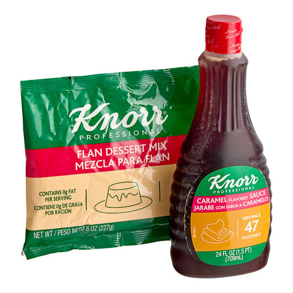 Knorr 8 oz. Cream Caramel Flan Mix - 6/Case