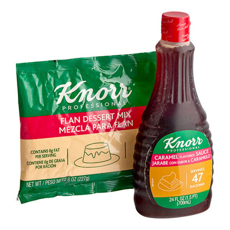 Knorr 8 oz. Cream Caramel Flan Mix - 6/Case