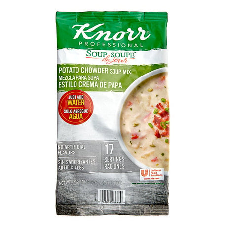 Knorr 26.6 oz. Soup du Jour Potato Chowder Soup Mix - 4/Case