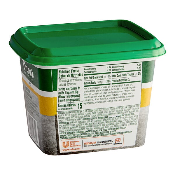 Knorr 1 lb. 095 Seafood Bouillon Base - 6/Case