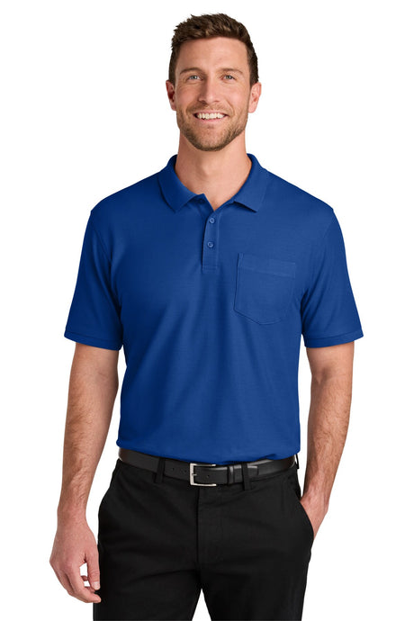 Port Authority® Wearever Signature Pique Pocket Polo