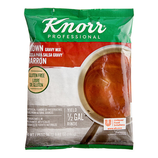 Knorr 6.83 oz. Brown Gravy Mix - 6/Case