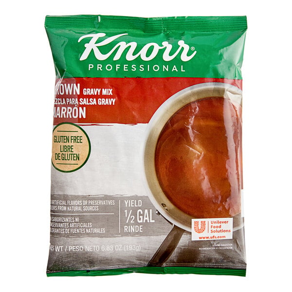 Knorr 6.83 oz. Brown Gravy Mix - 6/Case