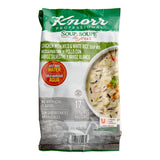 Knorr 30.2 oz. Soup du Jour Chicken with Wild and White Rice Soup Mix - 4/Case