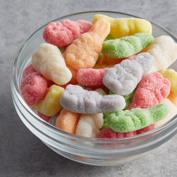 Albanese Sanded Gummi Albunnies 4.5 lb. - 4/Case