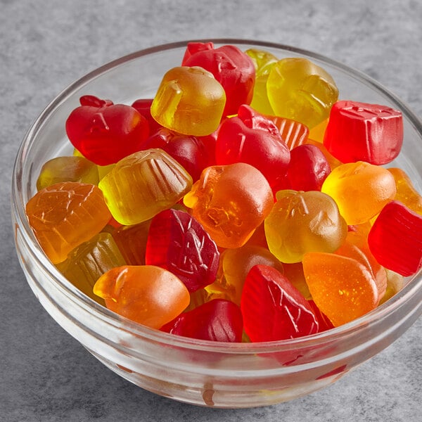 Albanese Apple Orchard Gummi Mix 5 lb. - 4/Case