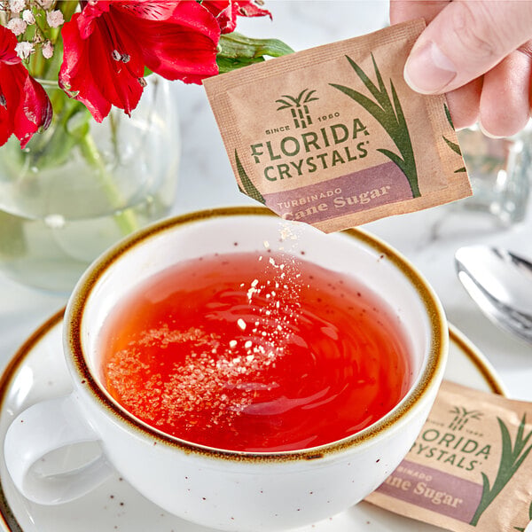 Florida Crystals Turbinado Cane Sugar 4.5 Gram Packets - 1,200/Case