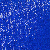 1 Piece Royal Blue Sequin Spandex Chair Cap 13.5 inch by 10 inch Reception Decor