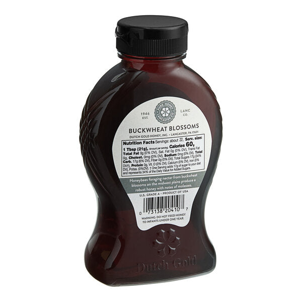 Dutch Gold Buckwheat Honey 1 lb.