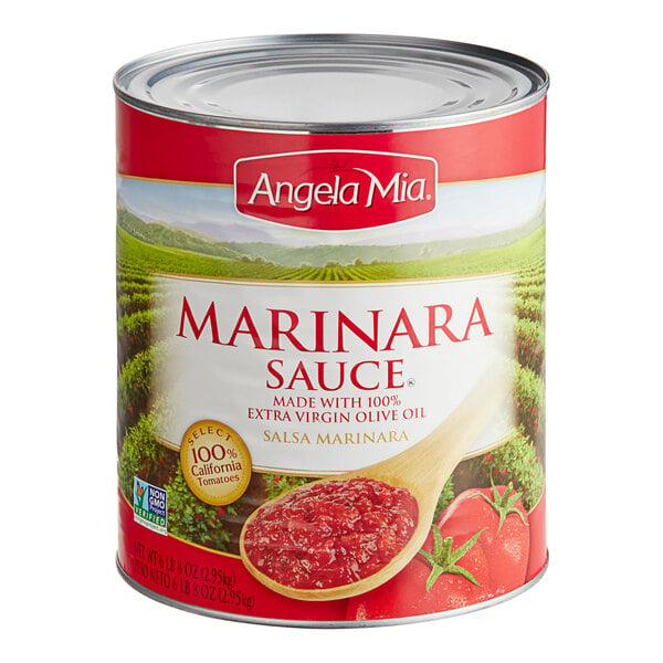 Angela Mia Marinara Sauce #10 Can - 6/Case