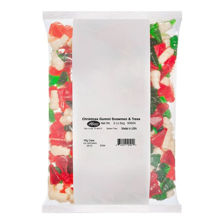 Albanese Gummi Snowmen and Trees 5 lb.