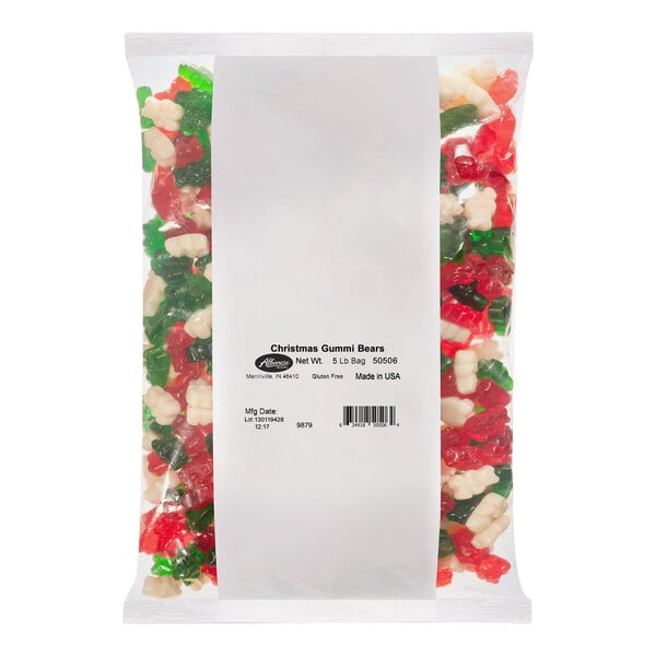 Albanese Christmas Gummi Bears 5 lb.