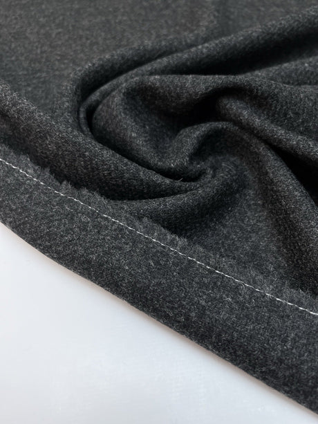 Wool Tweed Melange Gray