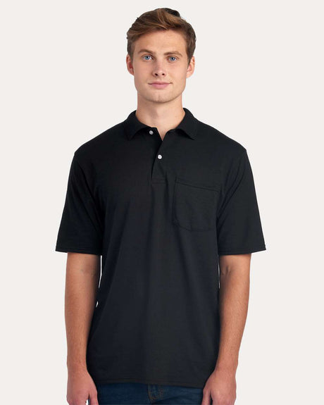 JERZEES® Men’s Dri-Power Polo with Pocket Moisture Wicking Performance T-Shirt