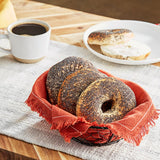 Just Bagels Authentic New York Poppy Seed Bagel 4 oz. - 48/Case