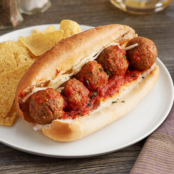 Jack & Annie's Vegan Plant-Based Meatballs 2.5 lb. - 4/Case