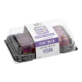 Nats Rawline Plant-Based Vegan Raspberry and Blueberry Raw Cake Square Duo Pack 4.6 oz. - 12/Case