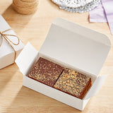 Nats Rawline Plant-Based Vegan Caramel and Chocolate Raw Cake Square 2.3 oz. - 12/Case