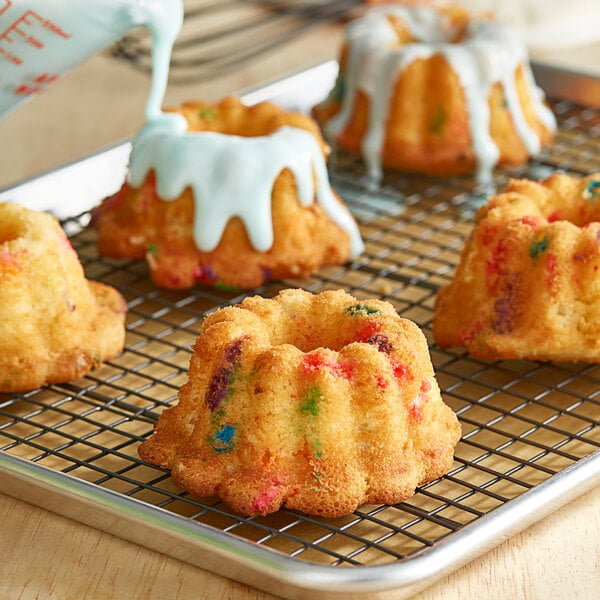 New Day Mini Confetti Bundt Cake 3 oz. - 24/Case