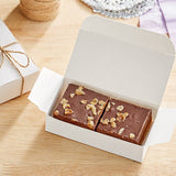 Nats Rawline Plant-Based Vegan Chocolate and Hazelnut Raw Cake Square 2.3 oz. - 12/Case