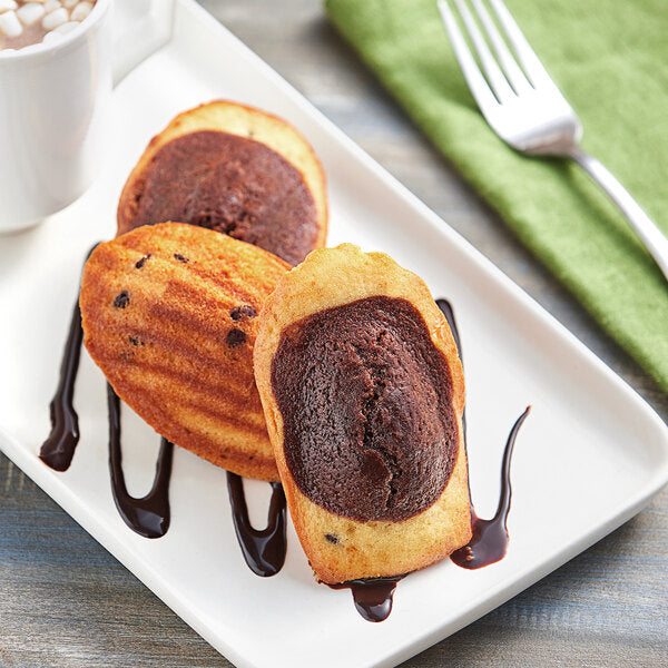 St. Michel Chocolate Marble Madeleine 1.6 oz. - 70/Case