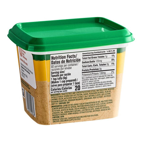 Knorr 1 lb. 095 Low Sodium Beef Bouillon Base